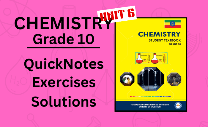 Grade 10 Chemistry Unit 6 : Hydrocarbons and Their Natural Sources