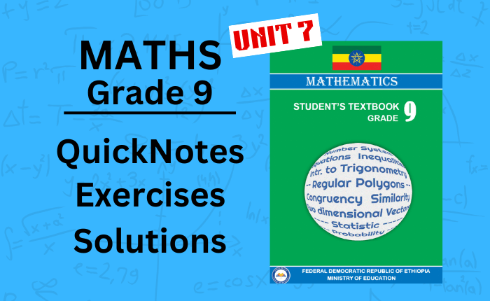 Grade 9 Mathematics Unit 7 : Congruency and Similarity