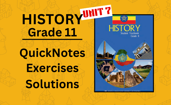 Grade 11 History Unit 7 : States, Principalities, Population Movements and Interactions in Ethiopia