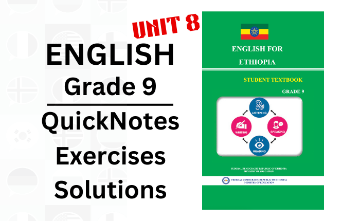 Grade 9 English Unit 8 : Communicable Diseases